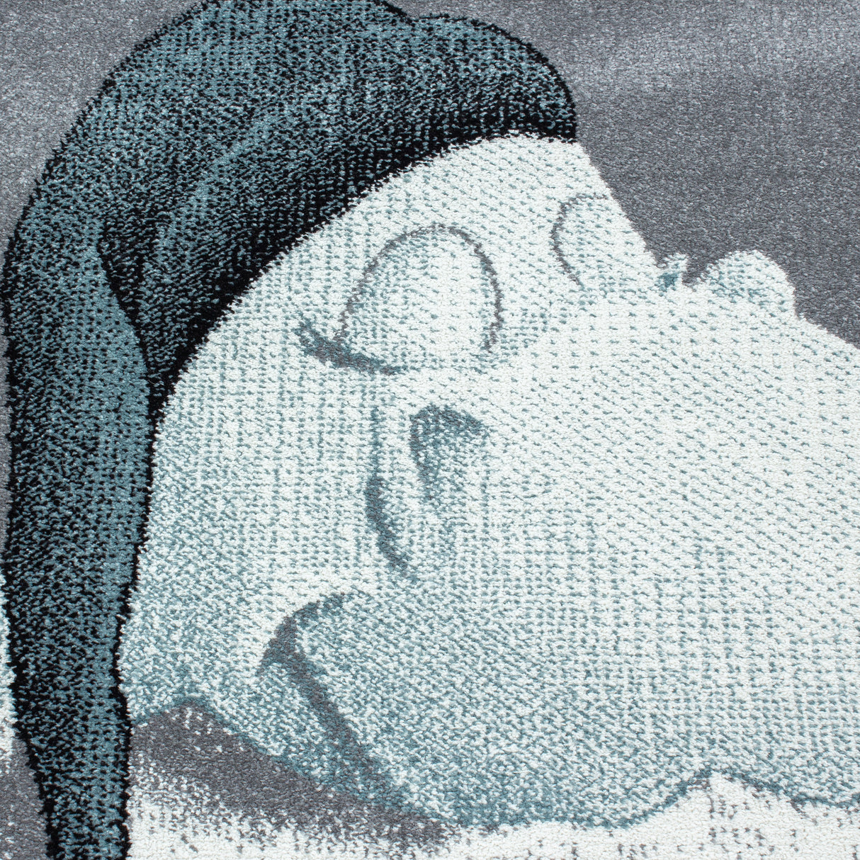 Stern 840 Blau – Kinder Teppich – Weicher Kinderteppich für Spiel- und Wohlfühlbereiche