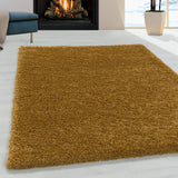 Paris 3000 Gold – Hochflor Shaggy Teppich für luxuriösen Wohnkomfort