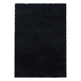 Paris 3000 Schwarz – Hochflor Shaggy Teppich für luxuriösen Wohnkomfort