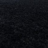 Paris 3000 Schwarz – Hochflor Shaggy Teppich für luxuriösen Wohnkomfort