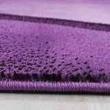 Nour 8010 Violett – Moderner Uni Teppich mit zeitlosem Design