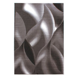 Nour 8008 Braun – Moderner Uni Teppich mit zeitlosem Design