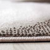 Nour 8008 Braun – Moderner Uni Teppich mit zeitlosem Design