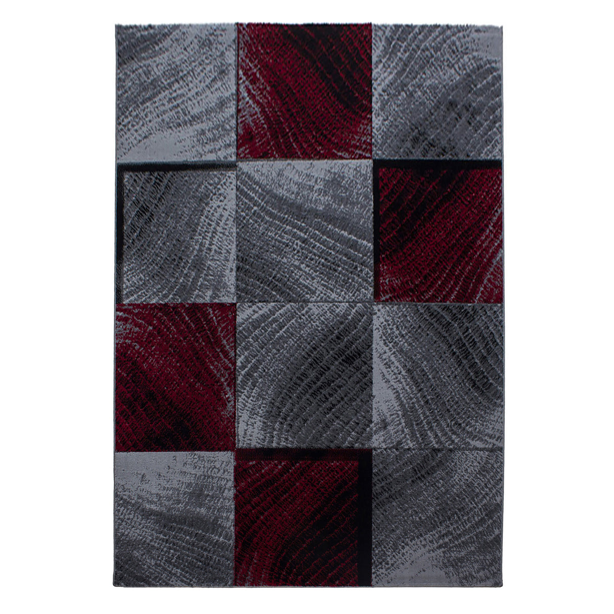 Nour 8003 Rot – Moderner Uni Teppich mit zeitlosem Design