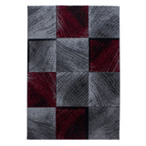 Nour 8003 Rot – Moderner Uni Teppich mit zeitlosem Design