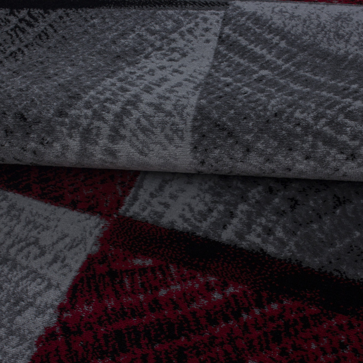 Nour 8003 Rot – Moderner Uni Teppich mit zeitlosem Design