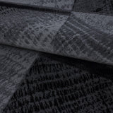 Nour 8003 Schwarz – Moderner Uni Teppich mit zeitlosem Design