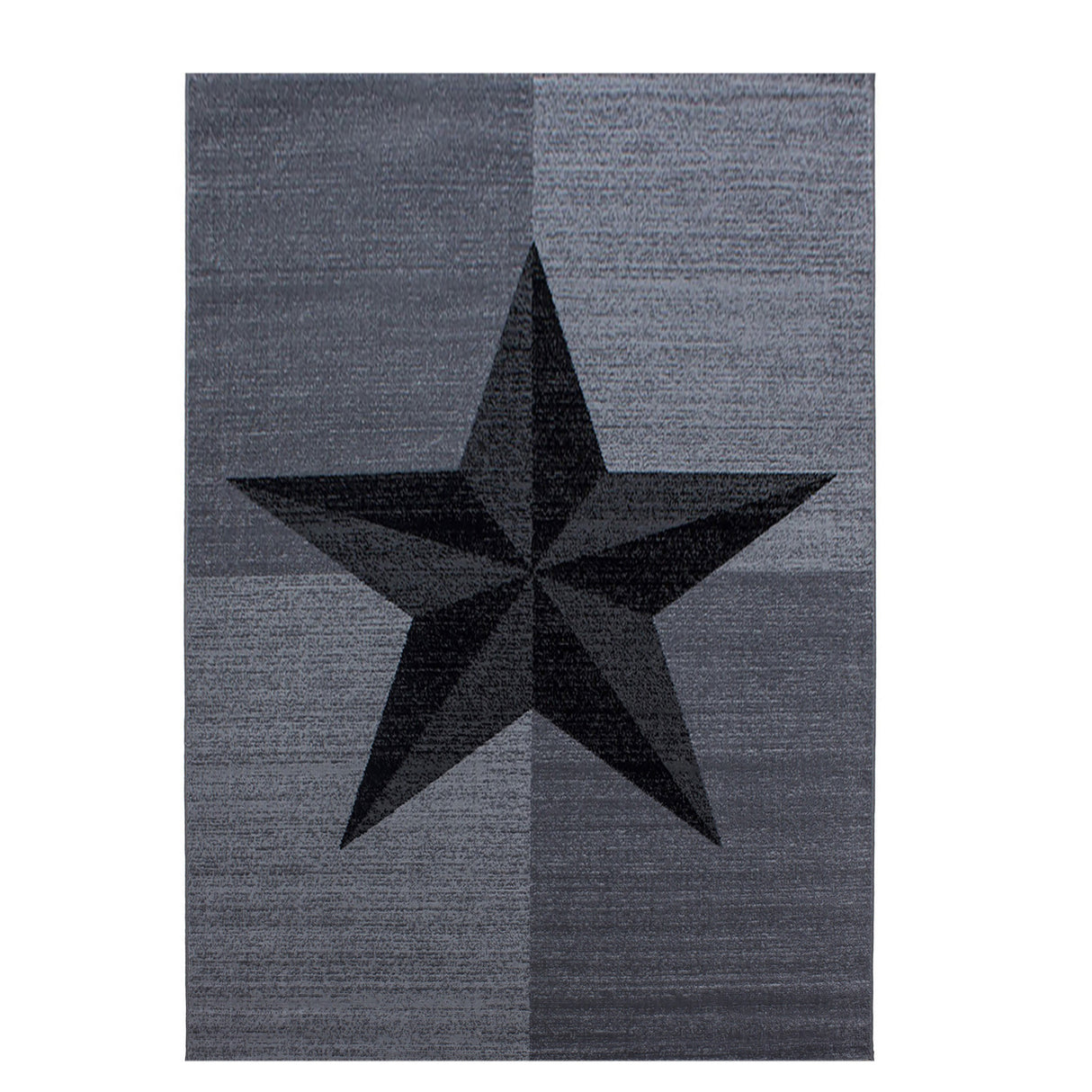 Nour 8002 Grau – Moderner Uni Teppich mit zeitlosem Design