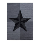 Nour 8002 Grau – Moderner Uni Teppich mit zeitlosem Design