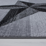 Nour 8002 Grau – Moderner Uni Teppich mit zeitlosem Design