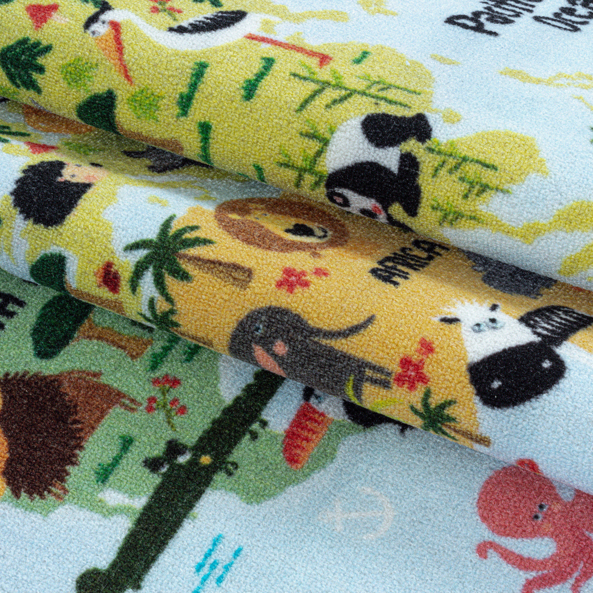 Diva 2917 Blau – Kinder Teppich – Rutschfester Kinderteppich mit weicher Oberfläche