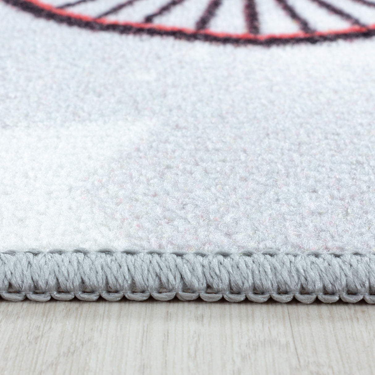 Diva 2909 Grau – Kinder Teppich – Rutschfester Kinderteppich mit weicher Oberfläche