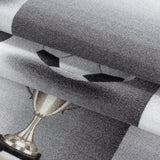 Diva 2906 Grau – Kinder Teppich – Rutschfester Kinderteppich mit weicher Oberfläche