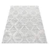 Rom 4703 Grau – Voluminöser Shaggy Teppich mit angenehmem Flor