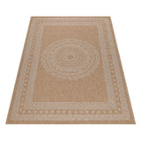 Sahara 8714 Beige – Wetterfester Teppich für Innen- & Außenbereiche