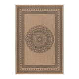 Sahara 8714 Schwarz – Wetterfester Teppich für Innen- & Außenbereiche