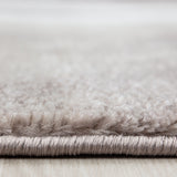 Kristal 9310 Braun – Moderner Uni Teppich mit zeitlosem Design