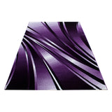 Kristal 9210 Violett – Moderner Uni Teppich mit zeitlosem Design