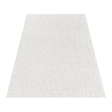 Aura 1800 Creme – Moderner Uni Teppich mit zeitlosem Design