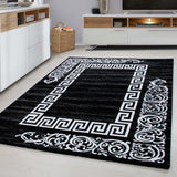 Carisma 6620 Schwarz – Moderner Uni Teppich mit zeitlosem Design