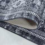 Mosaik 4301 Schwarz – Moderner Uni Teppich mit zeitlosem Design