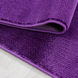 Carisma 6590 Violett – Moderner Uni Teppich mit zeitlosem Design