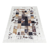 Mosaik 4306 Weiß – Moderner Uni Teppich mit zeitlosem Design