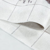 Mosaik 4306 Weiß – Moderner Uni Teppich mit zeitlosem Design