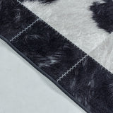 Mosaik 4307 Schwarz – Moderner Uni Teppich mit zeitlosem Design
