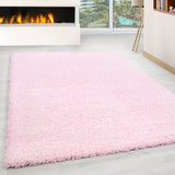 Dama 1500 Pink – Hochflor Shaggy Teppich für extra Komfort