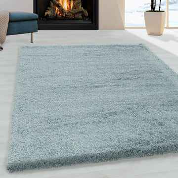 Flair 3500 Blau – Extra Hochflor Shaggy Teppich für maximalen Wohnkomfort
