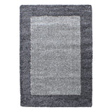 Dama 1503 Grau – Hochflor Shaggy Teppich für warme Wohnatmosphäre