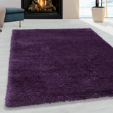 Flair 3500 Violett – Extra Hochflor Shaggy Teppich für maximalen Wohnkomfort