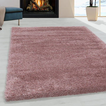 Flair 3500 Rosa – Extra Hochflor Shaggy Teppich für maximalen Wohnkomfort