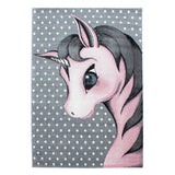 Kinder 590 Pink – Kinder Teppich – weich, pflegeleicht & robust