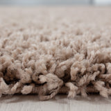 Dama 1500 Beige – Hochflor Shaggy Teppich für luxuriösen Wohnkomfort