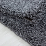 Dama 1500 Grau – Hochflor Shaggy Teppich für luxuriösen Wohnkomfort