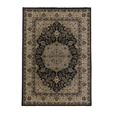 Antik 2608 Schwarz – Moderner Uni Teppich für zeitlose Wohnkonzepte