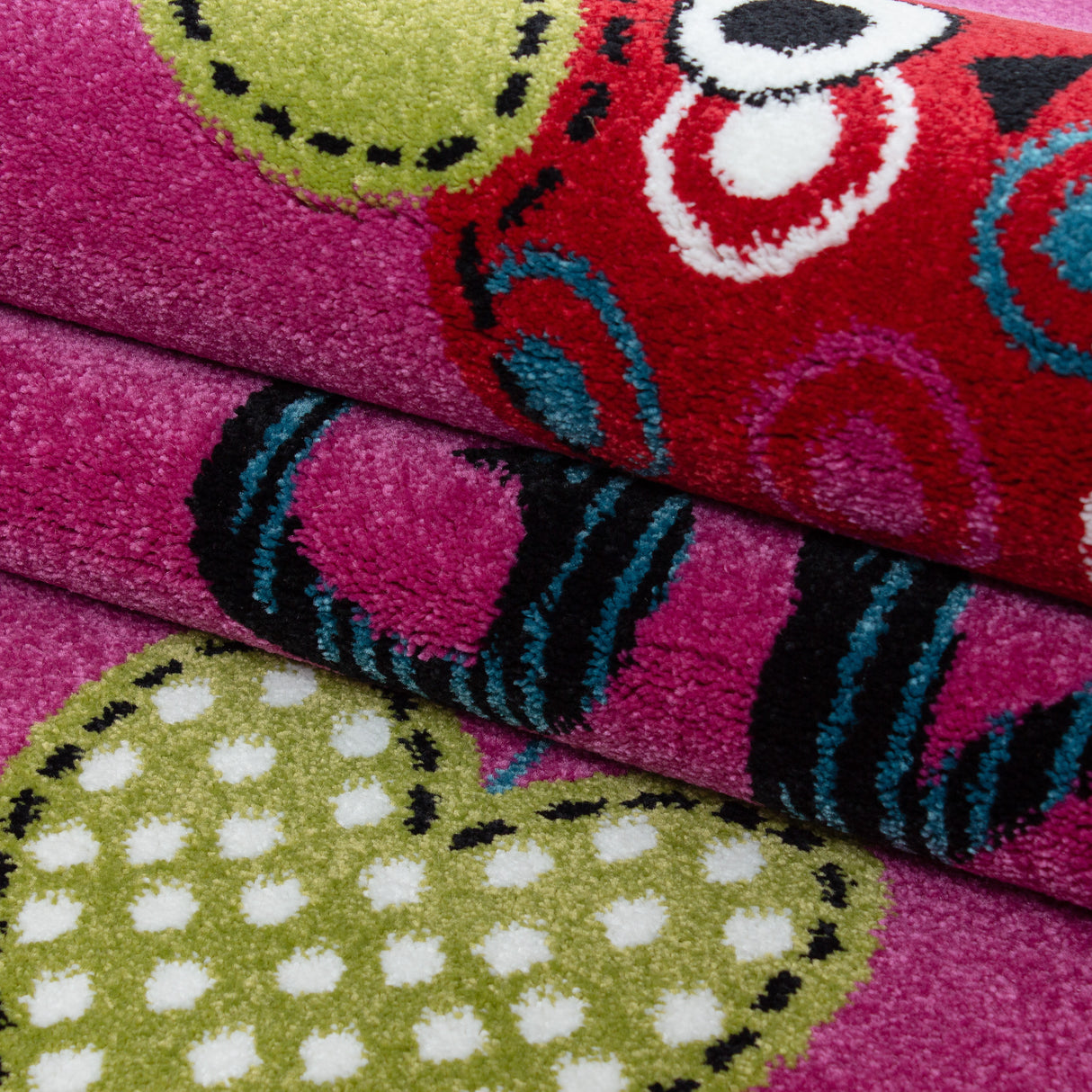 Kinder 420 Violett – Kinder Teppich – weich, pflegeleicht & robust