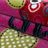 Kinder 420 Violett – Kinder Teppich – weich, pflegeleicht & robust