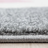 Kinder 550 Pink – Kinder Teppich – weich, pflegeleicht & robust