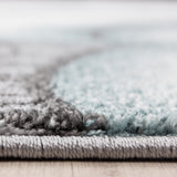 Kinder 580 Blau – Kinder Teppich – weich, pflegeleicht & robust