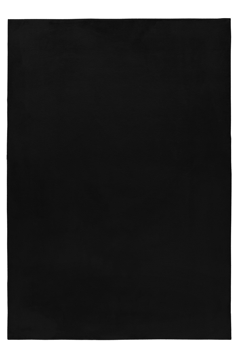 Pufi 5100 Schwarz – Moderner Shaggy Teppich für gemütliche Wohnräume