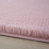 Pufi 5100 Rosa – Moderner Shaggy Teppich für gemütliche Wohnräume