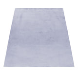 Pufi 5100 Silber – Moderner Shaggy Teppich für gemütliche Wohnräume