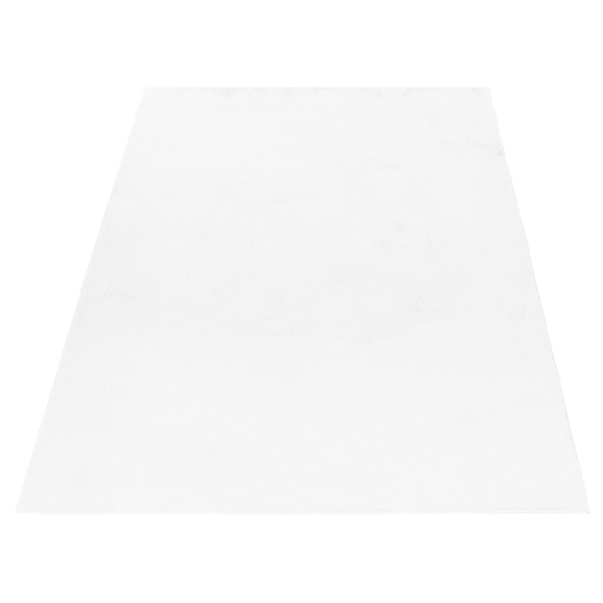 Pufi 5100 Weiß – Moderner Shaggy Teppich für gemütliche Wohnräume